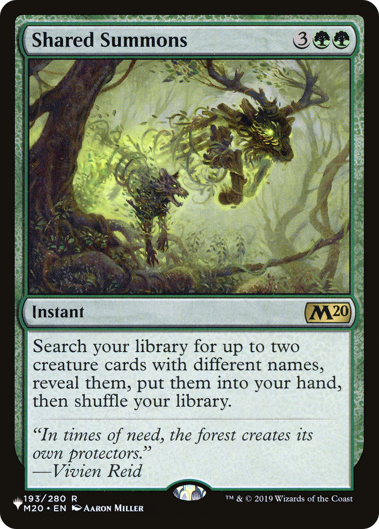 Shared Summons [The List] MTG Single Magic: The Gathering | Red Claw Gaming