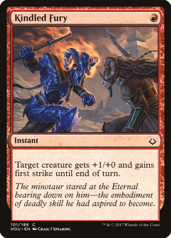 Kindled Fury [Hour of Devastation] MTG Single Magic: The Gathering | Red Claw Gaming