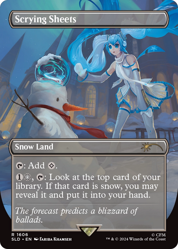 Scrying Sheets (Rainbow Foil) [Secret Lair Drop Series] MTG Single Magic: The Gathering | Red Claw Gaming