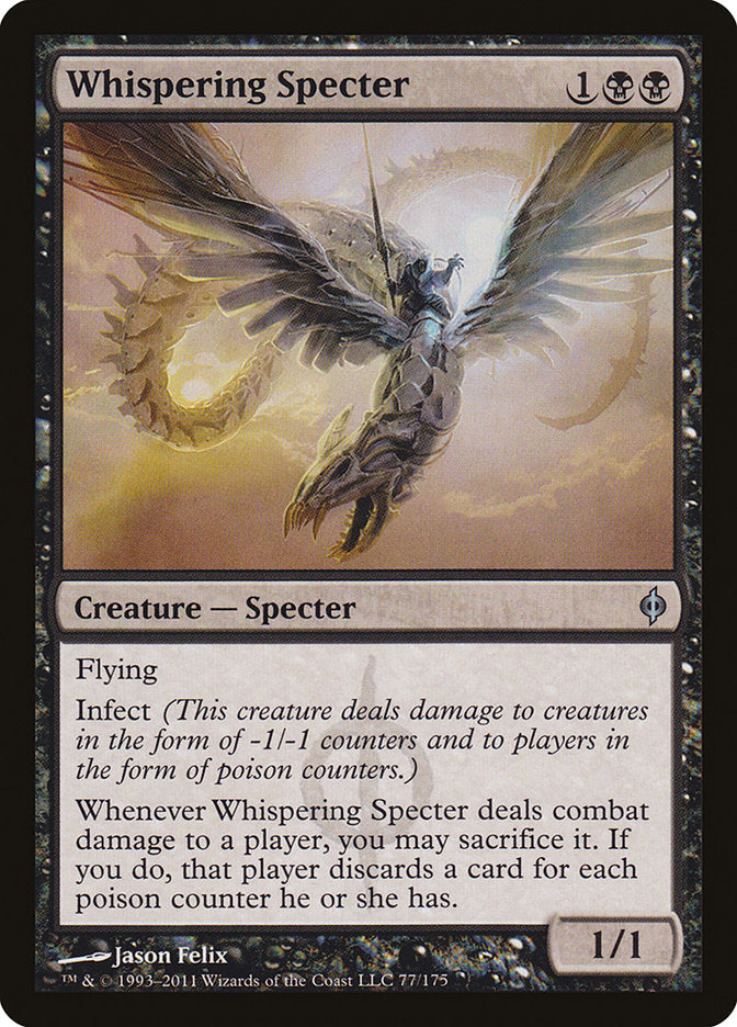 Whispering Specter [New Phyrexia] MTG Single Magic: The Gathering | Red Claw Gaming