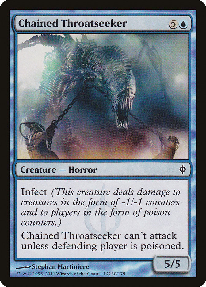 Chained Throatseeker [New Phyrexia] MTG Single Magic: The Gathering | Red Claw Gaming