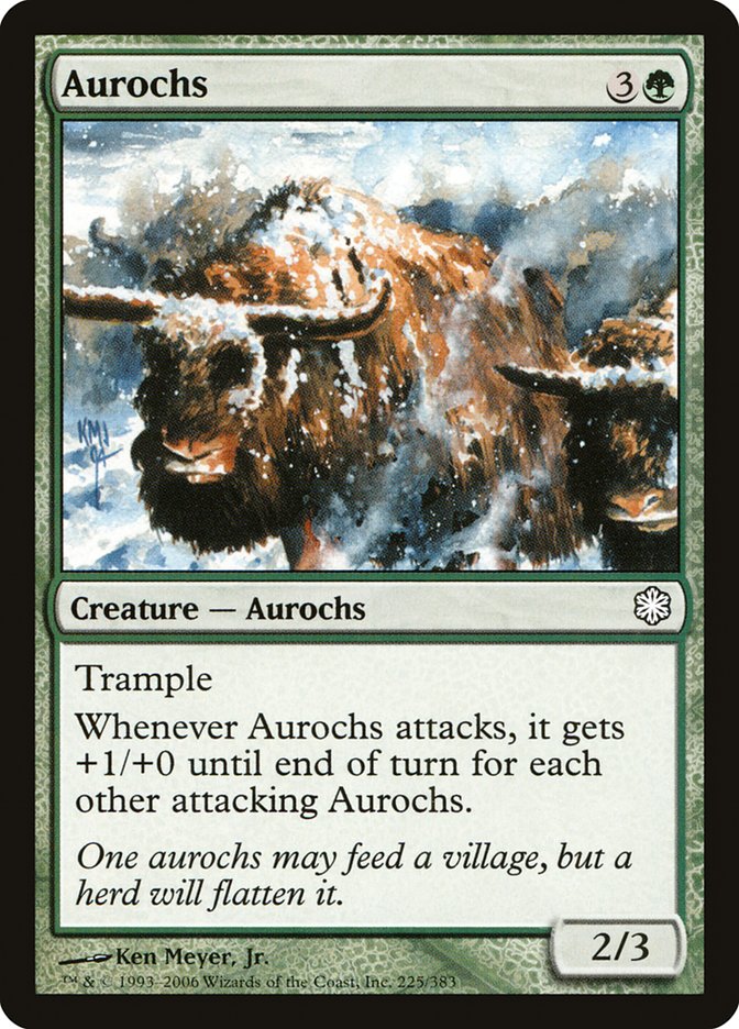 Aurochs [Coldsnap Theme Decks] MTG Single Magic: The Gathering | Red Claw Gaming