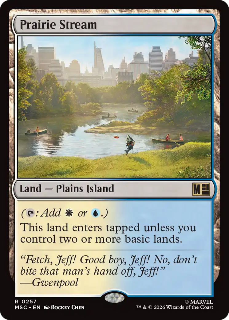 Prairie Stream [Marvel Super Heroes Commander] MTG Single Magic: The Gathering | Red Claw Gaming
