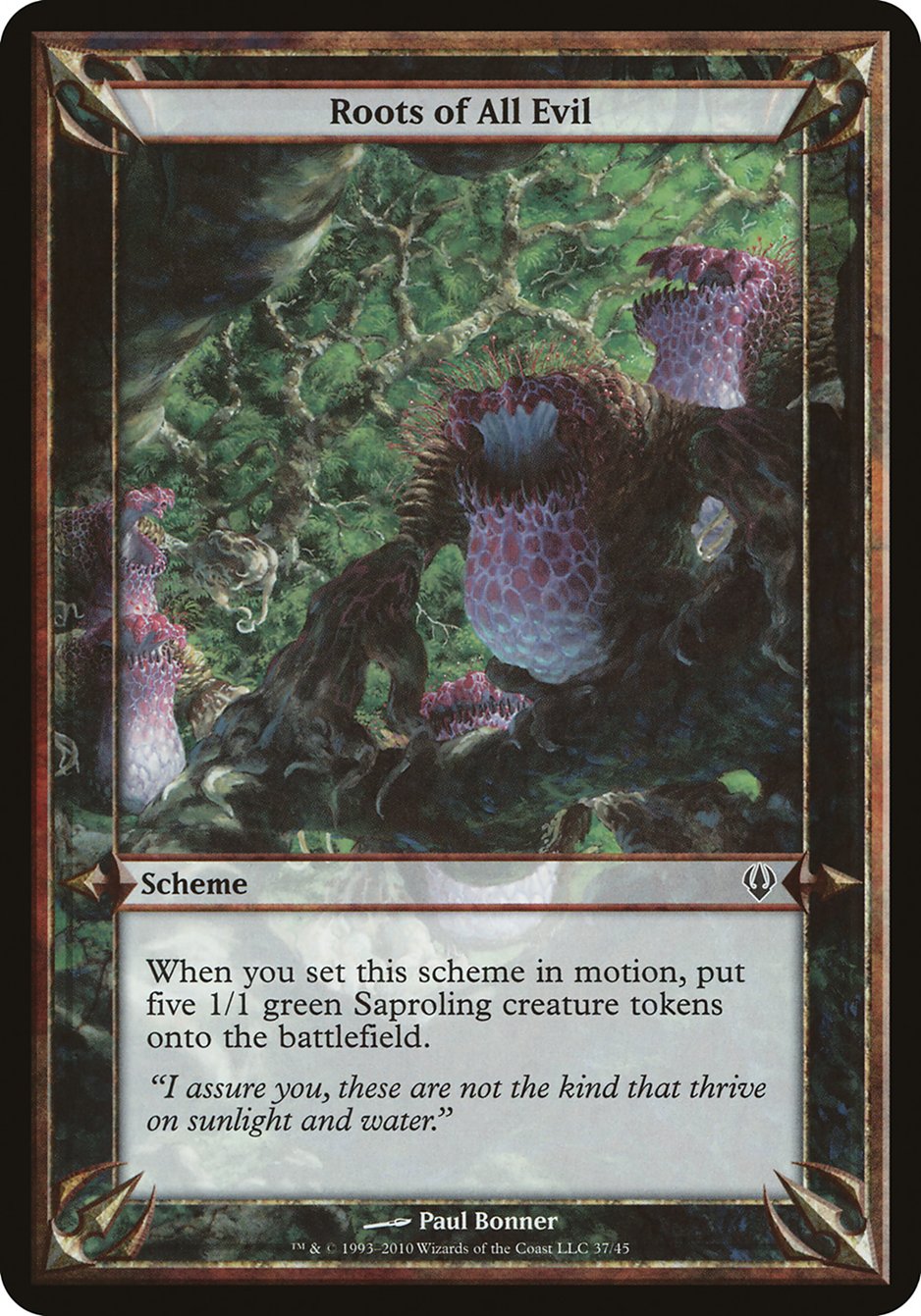 Roots of All Evil (Schemes) [Archenemy Schemes] MTG Single Magic: The Gathering | Red Claw Gaming