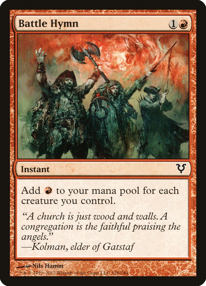 Battle Hymn [Avacyn Restored] MTG Single Magic: The Gathering | Red Claw Gaming