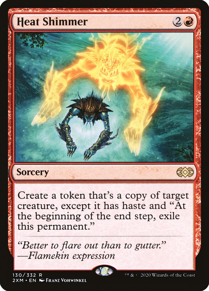 Heat Shimmer [Double Masters] MTG Single Magic: The Gathering | Red Claw Gaming