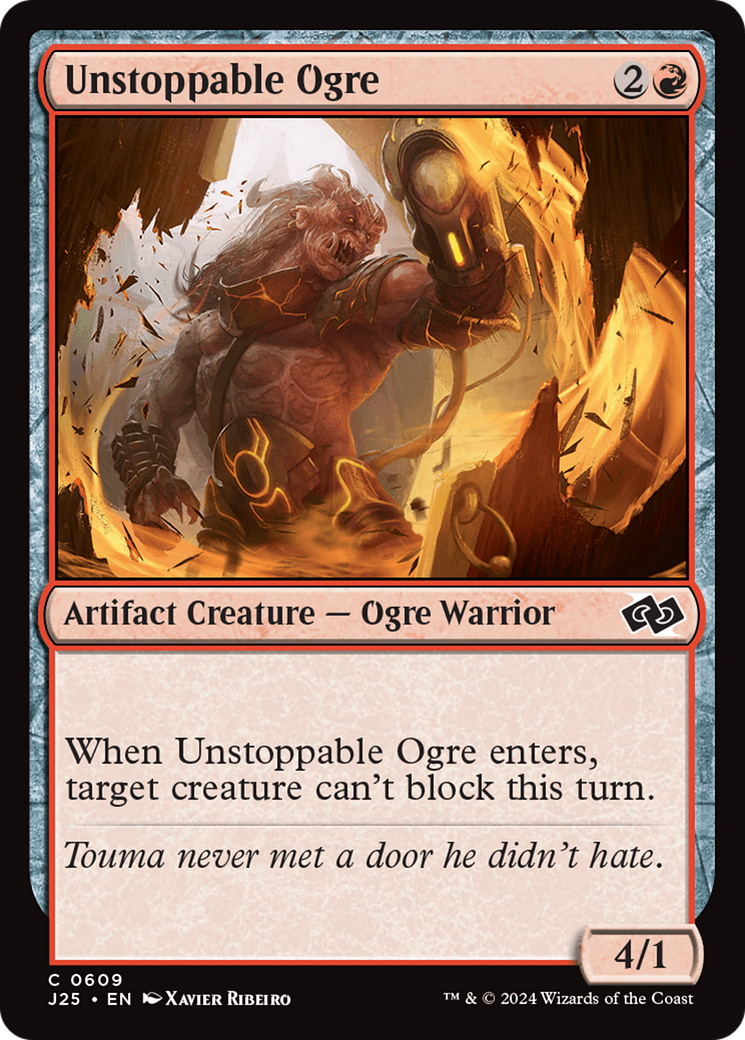 Unstoppable Ogre [Foundations Jumpstart] MTG Single Magic: The Gathering | Red Claw Gaming