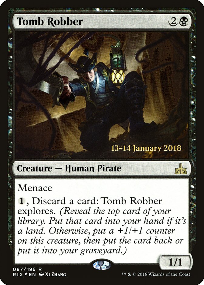 Tomb Robber [Rivals of Ixalan Prerelease Promos] MTG Single Magic: The Gathering | Red Claw Gaming