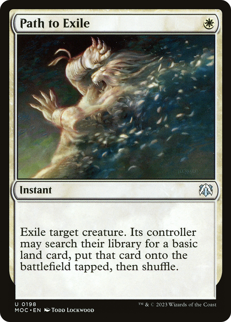 Path to Exile [March of the Machine Commander] MTG Single Magic: The Gathering | Red Claw Gaming