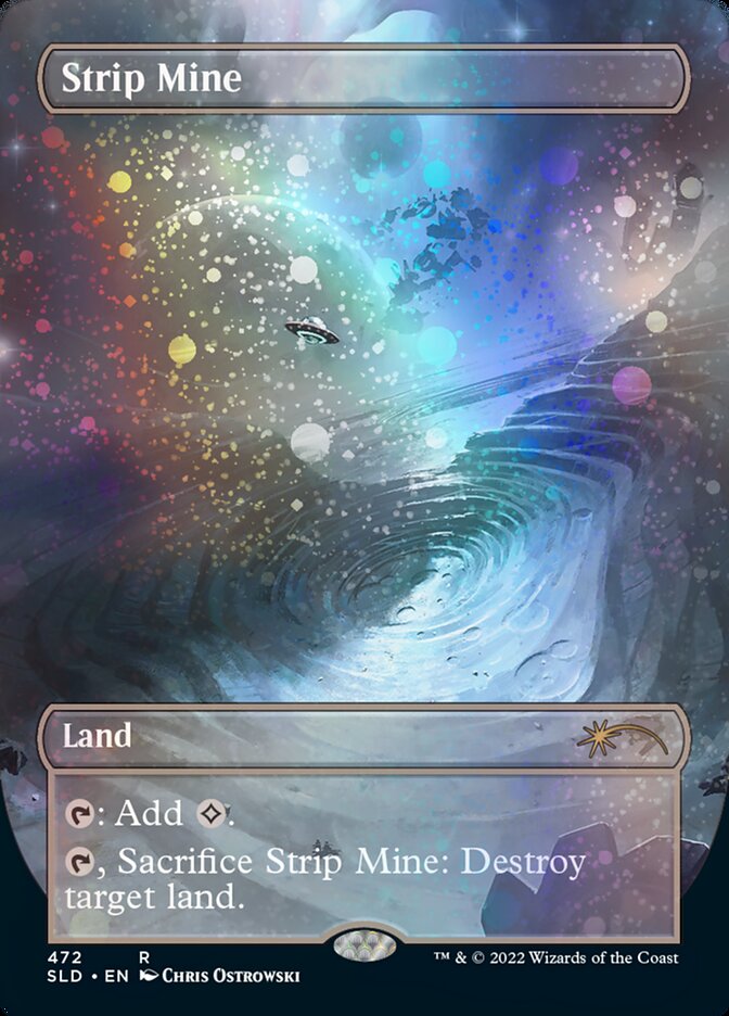 Strip Mine (Galaxy Foil) [Secret Lair Drop Series] MTG Single Magic: The Gathering | Red Claw Gaming