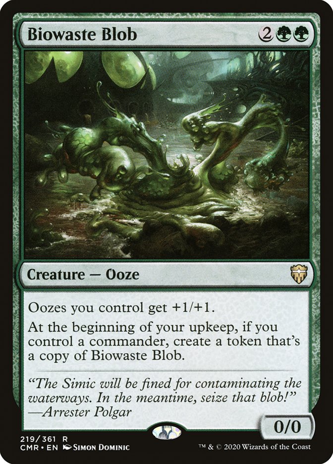 Biowaste Blob [Commander Legends] MTG Single Magic: The Gathering | Red Claw Gaming