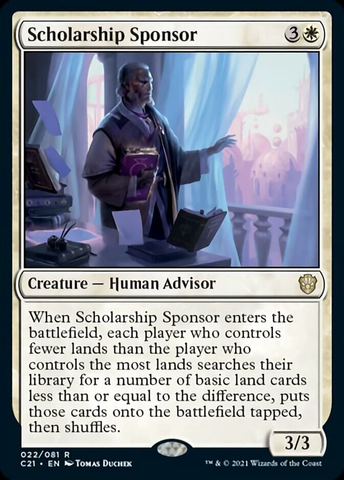 Scholarship Sponsor [Commander 2021] MTG Single Magic: The Gathering | Red Claw Gaming