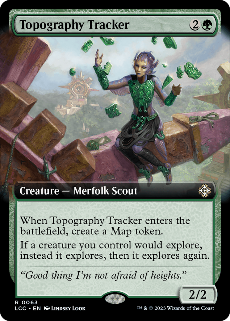 Topography Tracker (Extended Art) [The Lost Caverns of Ixalan Commander] MTG Single Magic: The Gathering | Red Claw Gaming