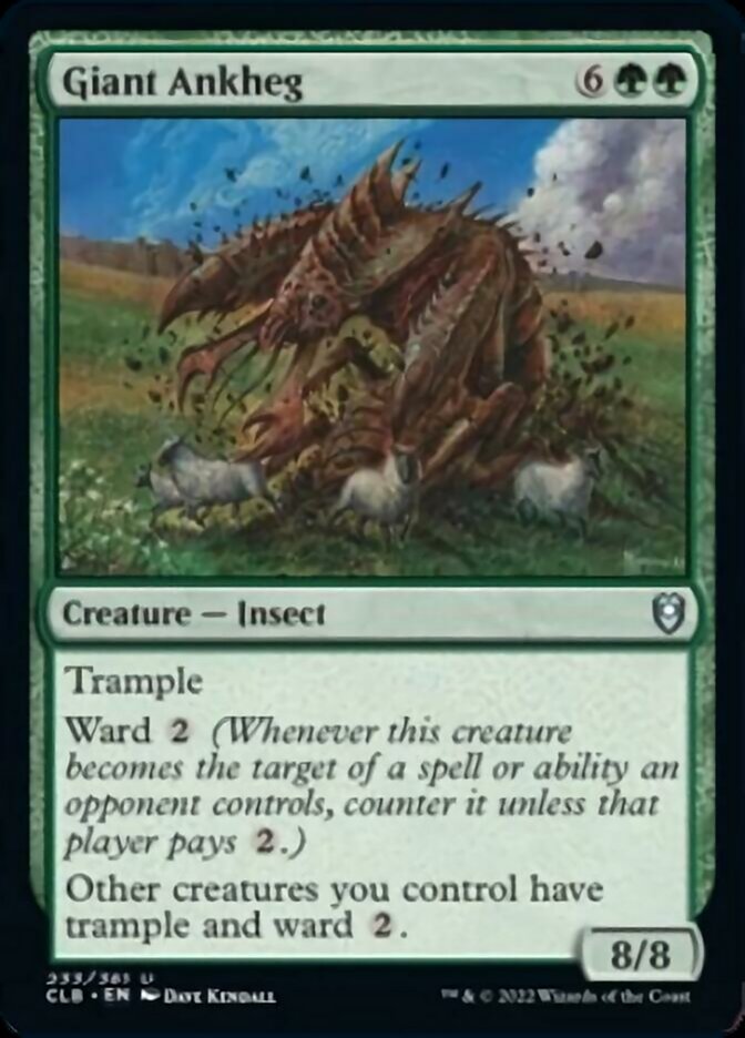 Giant Ankheg [Commander Legends: Battle for Baldur's Gate] MTG Single Magic: The Gathering | Red Claw Gaming