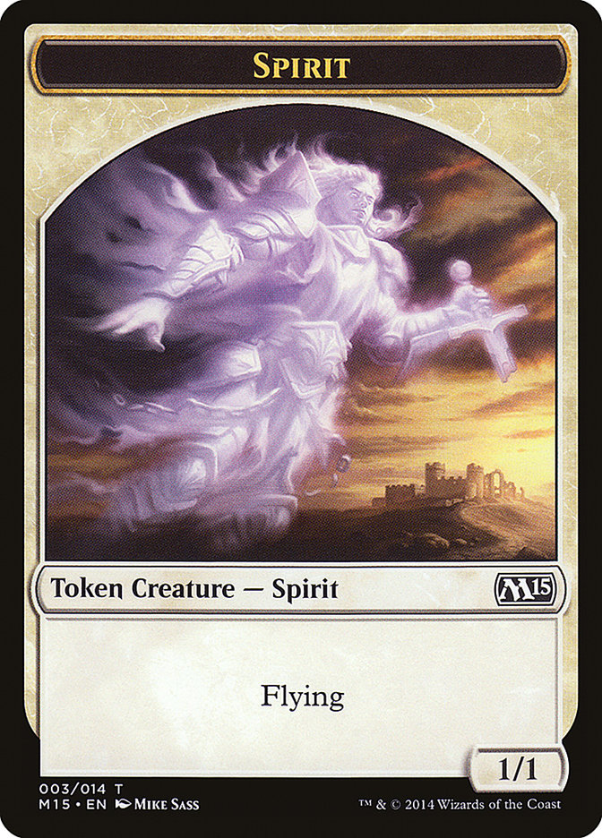 Spirit Token [Magic 2015 Tokens] MTG Single Magic: The Gathering | Red Claw Gaming
