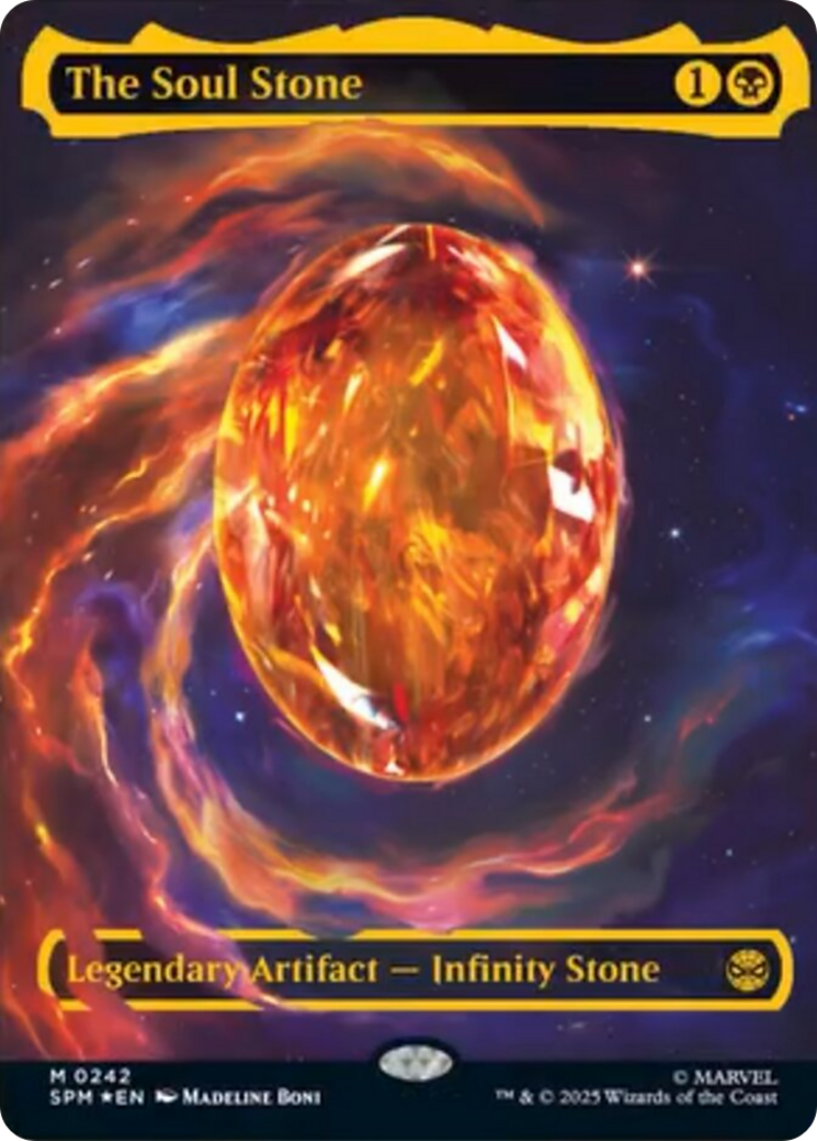 The Soul Stone (Cosmic Foil) [Marvel's Spider-Man] MTG Single Magic: The Gathering | Red Claw Gaming