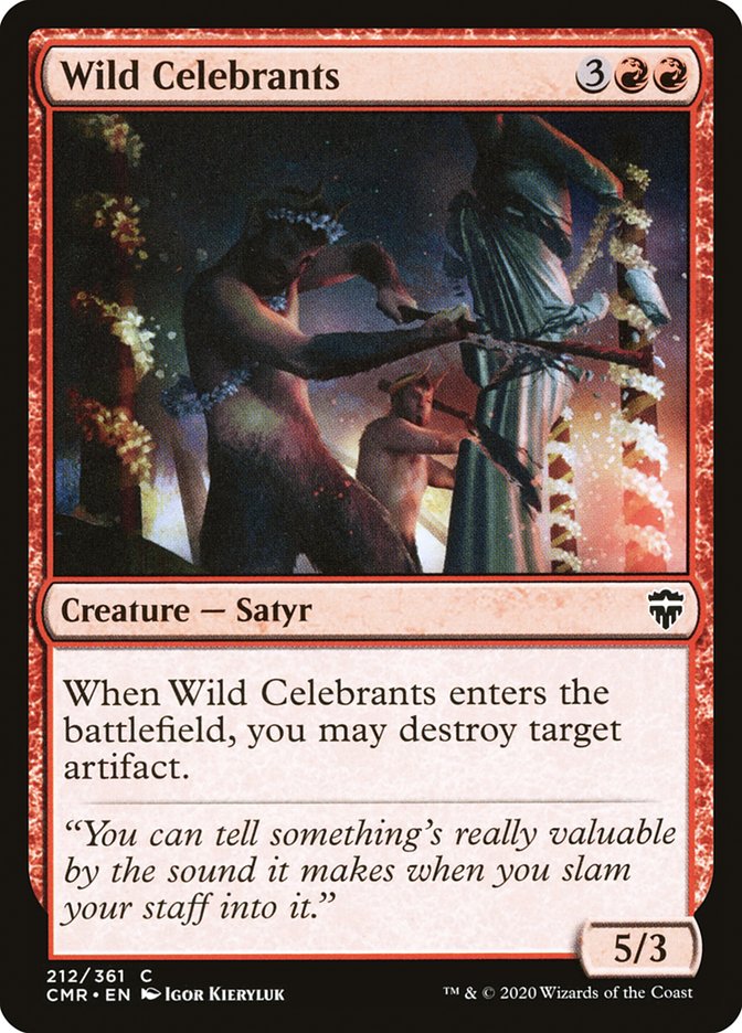 Wild Celebrants [Commander Legends] MTG Single Magic: The Gathering | Red Claw Gaming