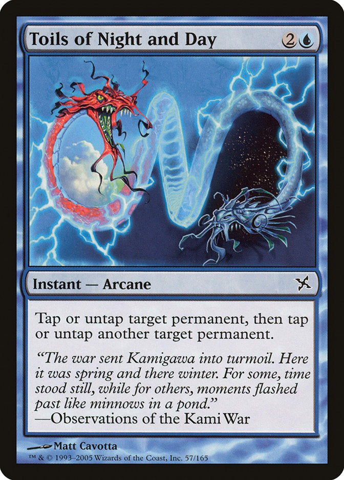 Toils of Night and Day [Betrayers of Kamigawa] MTG Single Magic: The Gathering | Red Claw Gaming