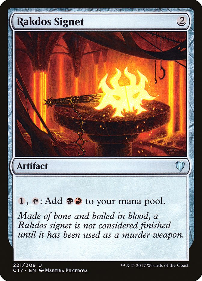 Rakdos Signet [Commander 2017] MTG Single Magic: The Gathering | Red Claw Gaming