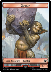 Goblin // Wraith Double-Sided Token [The Lord of the Rings: Tales of Middle-Earth Commander Tokens] MTG Single Magic: The Gathering | Red Claw Gaming