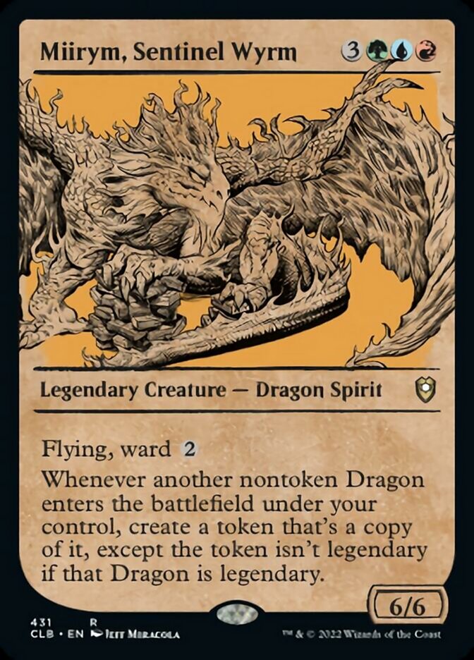 Miirym, Sentinel Wyrm (Showcase) [Commander Legends: Battle for Baldur's Gate] MTG Single Magic: The Gathering | Red Claw Gaming
