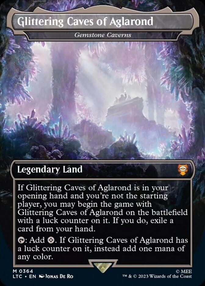 Glittering Caves of Aglarond - Gemstone Caverns [The Lord of the Rings: Tales of Middle-Earth Commander] MTG Single Magic: The Gathering | Red Claw Gaming