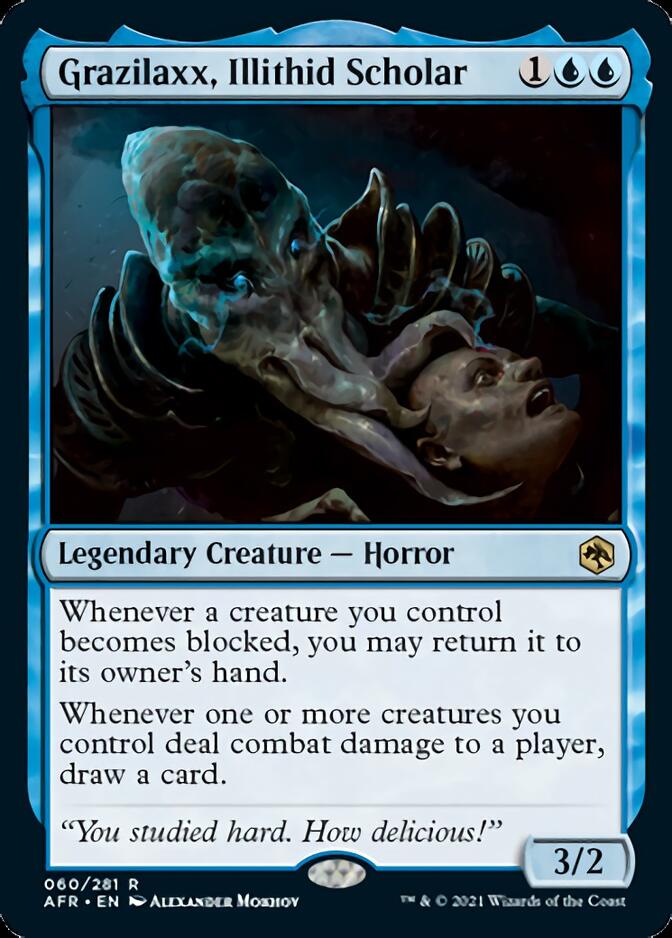 Grazilaxx, Illithid Scholar [Dungeons & Dragons: Adventures in the Forgotten Realms] MTG Single Magic: The Gathering | Red Claw Gaming