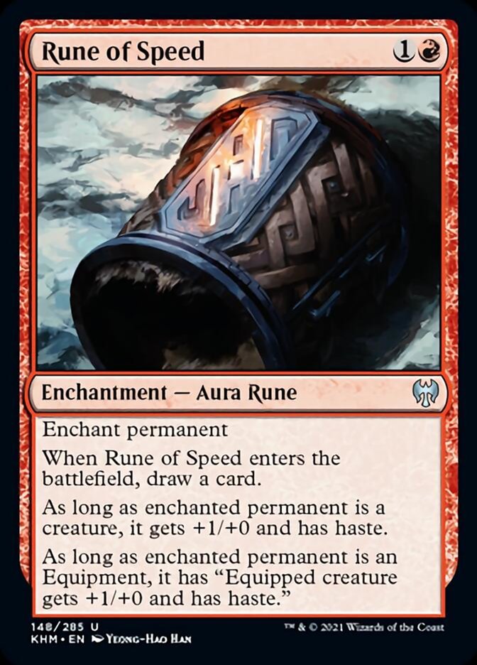 Rune of Speed [Kaldheim] MTG Single Magic: The Gathering | Red Claw Gaming