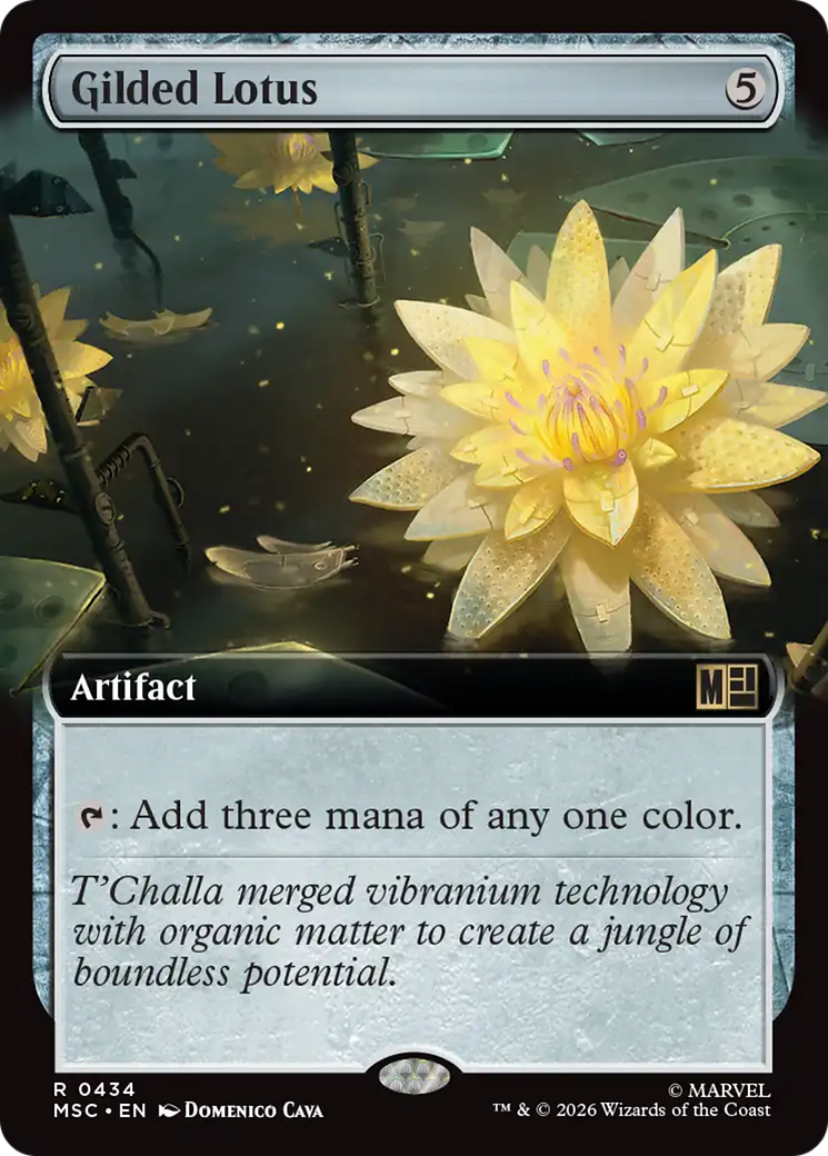 Gilded Lotus (Extended Art) [Marvel Super Heroes Commander] | Red Claw Gaming