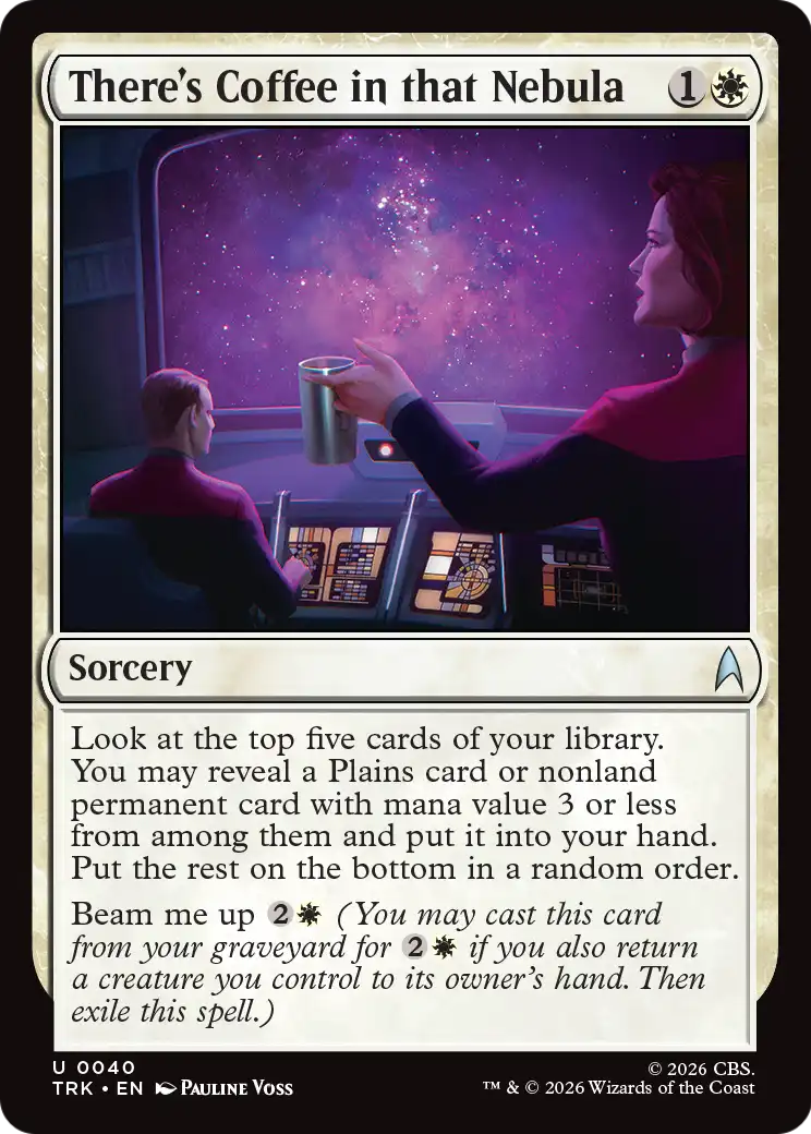 There's Coffee in that Nebula [Star Trek] MTG Single Magic: The Gathering | Red Claw Gaming