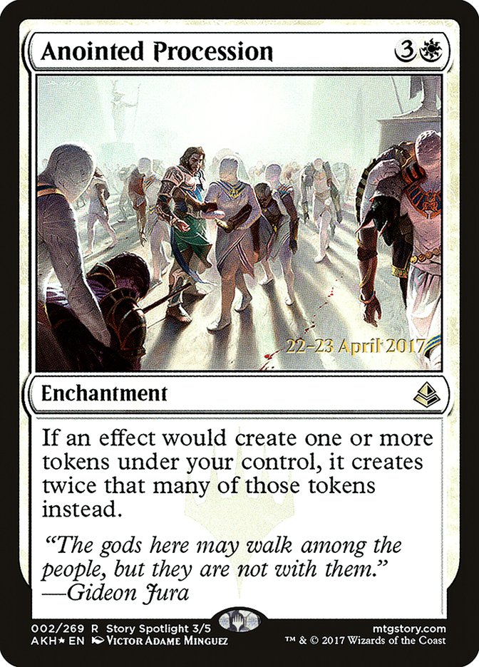 Anointed Procession [Amonkhet Prerelease Promos] MTG Single Magic: The Gathering | Red Claw Gaming