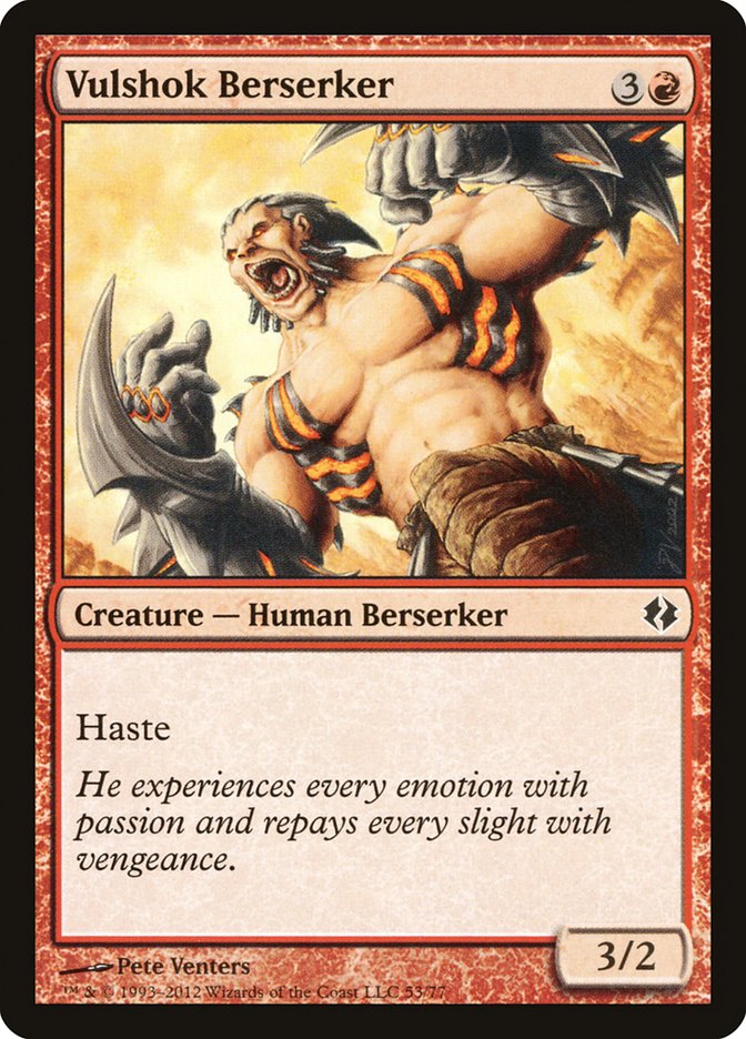 Vulshok Berserker [Duel Decks: Venser vs. Koth] MTG Single Magic: The Gathering | Red Claw Gaming