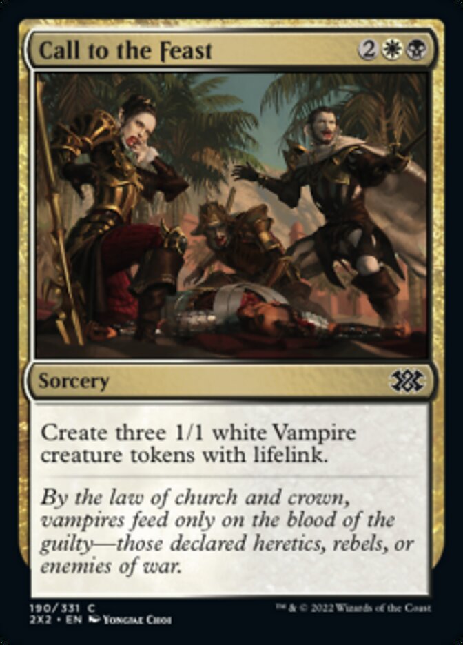 Call to the Feast [Double Masters 2022] MTG Single Magic: The Gathering    | Red Claw Gaming