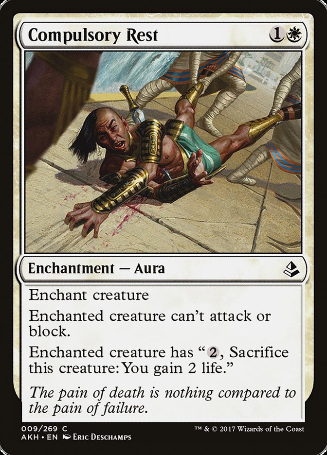 Compulsory Rest [Amonkhet] MTG Single Magic: The Gathering | Red Claw Gaming