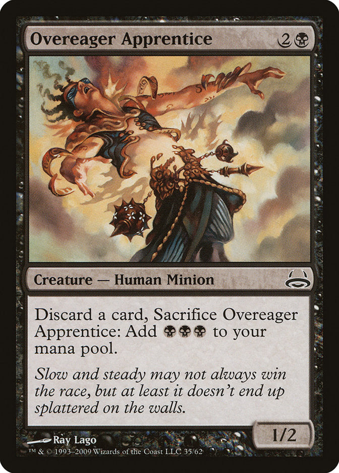Overeager Apprentice [Duel Decks: Divine vs. Demonic] MTG Single Magic: The Gathering | Red Claw Gaming