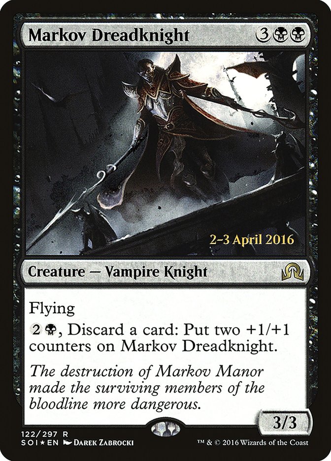 Markov Dreadknight [Shadows over Innistrad Prerelease Promos] MTG Single Magic: The Gathering | Red Claw Gaming