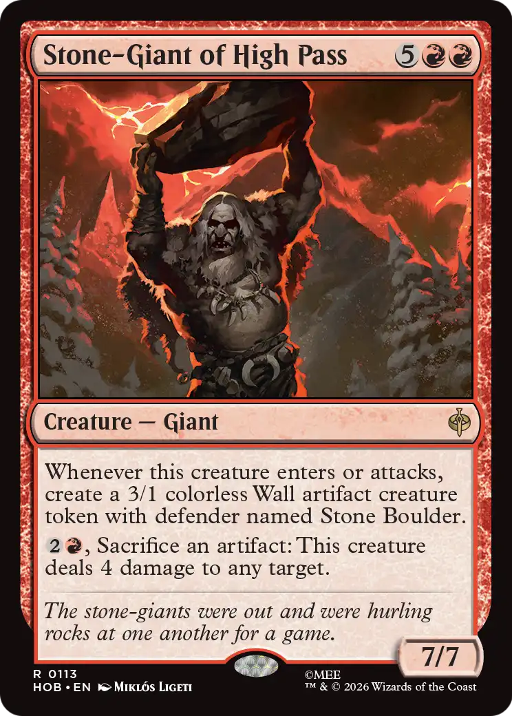 Stone-Giant of High Pass [The Hobbit] | Red Claw Gaming