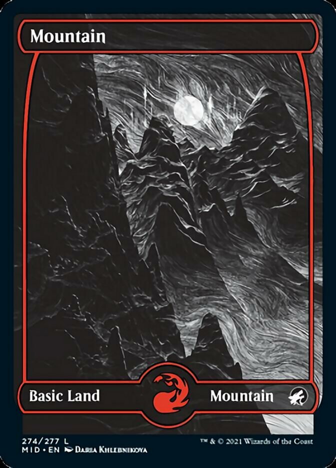 Mountain (274) [Innistrad: Midnight Hunt] MTG Single Magic: The Gathering | Red Claw Gaming