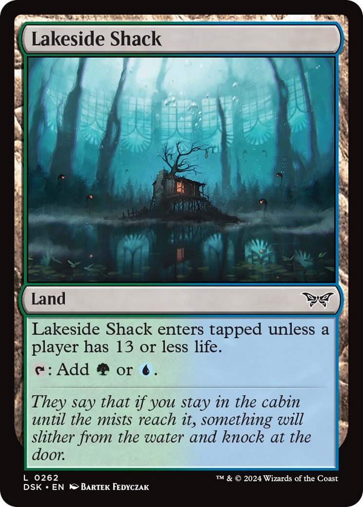 Lakeside Shack [Duskmourn: House of Horror] MTG Single Magic: The Gathering | Red Claw Gaming