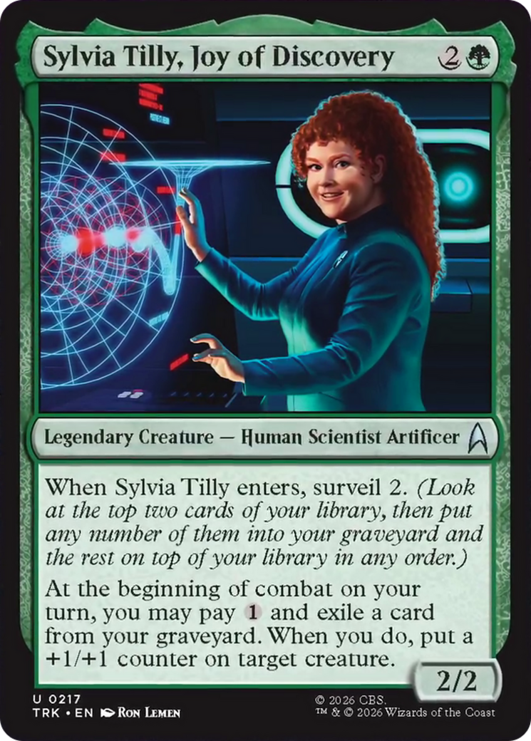 Sylvia Tilly, Joy of Discovery [Star Trek] | Red Claw Gaming