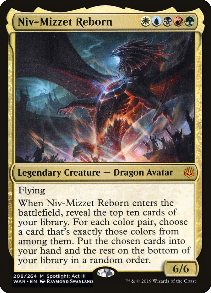 Niv-Mizzet Reborn [War of the Spark] MTG Single Magic: The Gathering | Red Claw Gaming
