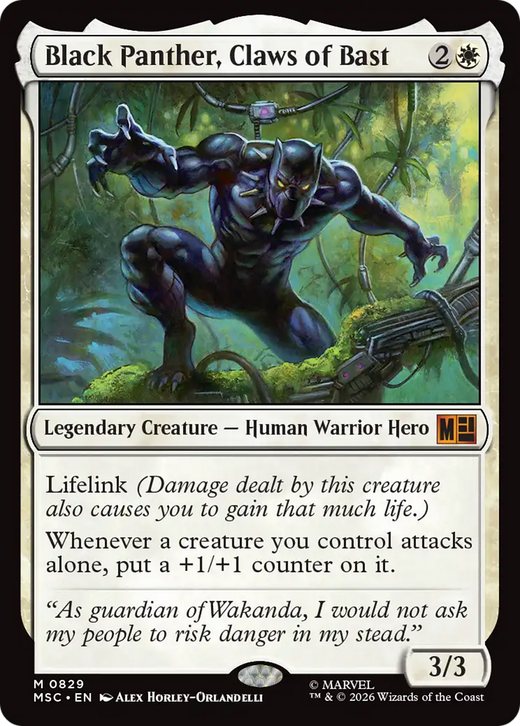 Black Panther, Claws of Bast [Marvel Super Heroes Commander] | Red Claw Gaming