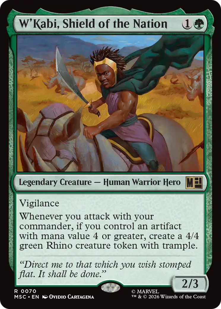 W'Kabi, Shield of the Nation (Surge Foil) [Marvel Super Heroes Commander] | Red Claw Gaming