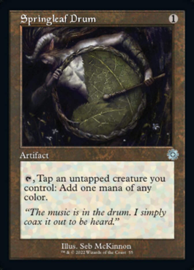 Springleaf Drum (Retro) [The Brothers' War Retro Artifacts] MTG Single Magic: The Gathering | Red Claw Gaming