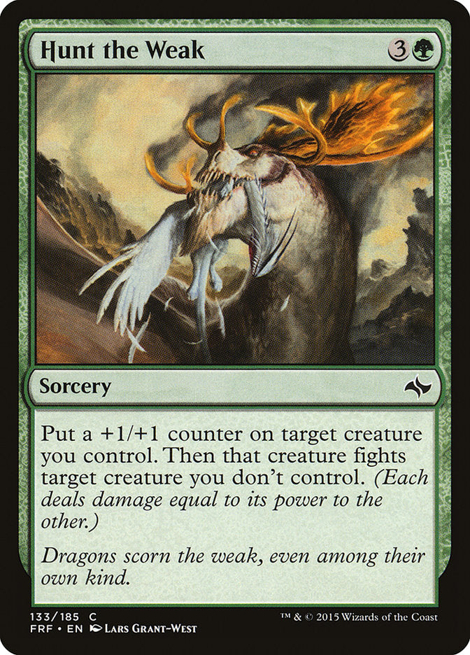 Hunt the Weak [Fate Reforged] MTG Single Magic: The Gathering | Red Claw Gaming