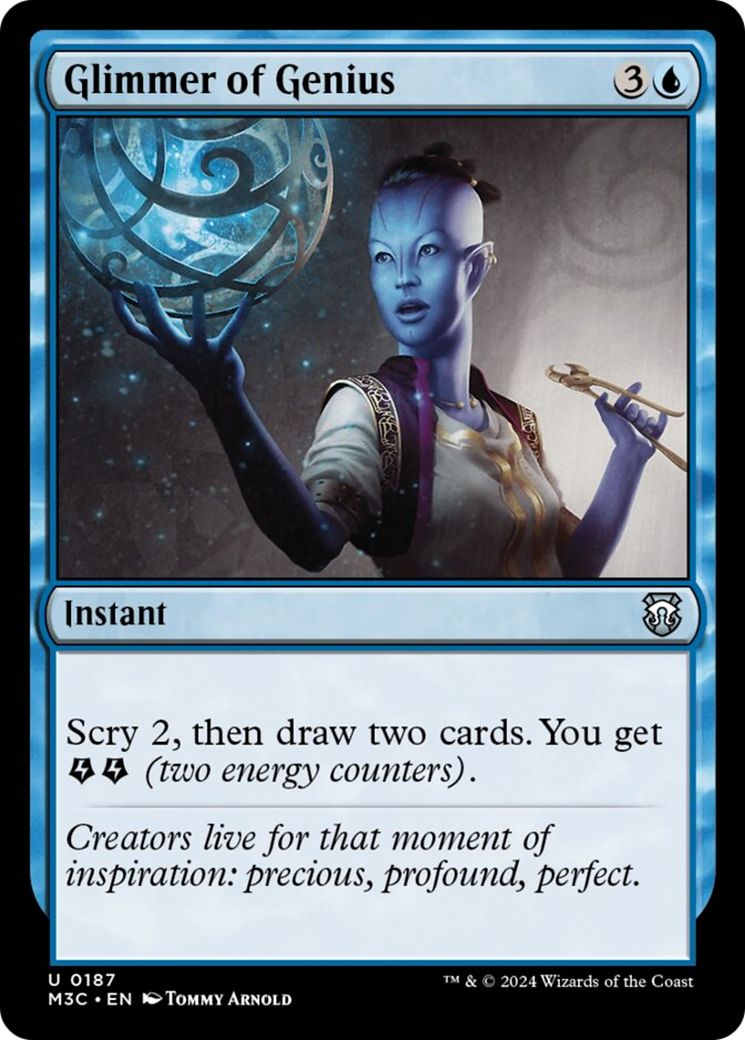 Glimmer of Genius [Modern Horizons 3 Commander] MTG Single Magic: The Gathering | Red Claw Gaming