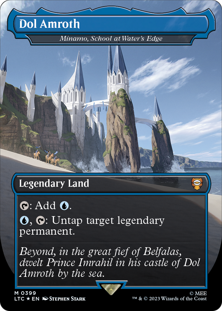 Dol Amroth - Minamo, School at Water's Edge (Surge Foil Realms and Relics) [The Lord of the Rings: Tales of Middle-Earth Commander] MTG Single Magic: The Gathering | Red Claw Gaming