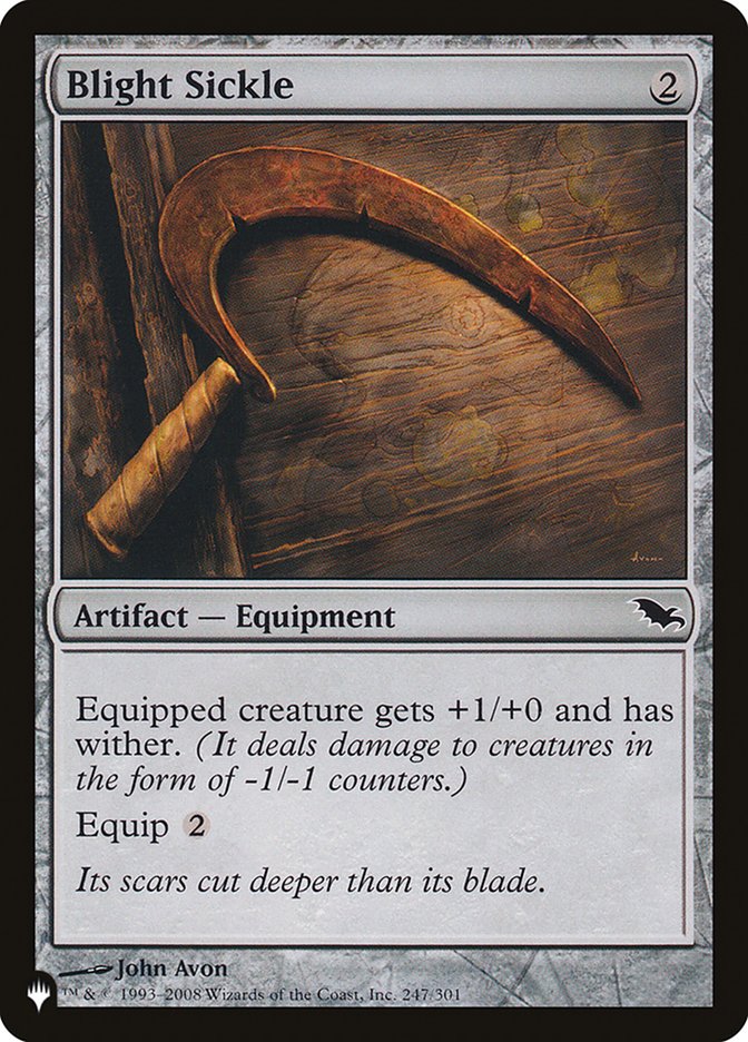 Blight Sickle [The List] MTG Single Magic: The Gathering | Red Claw Gaming