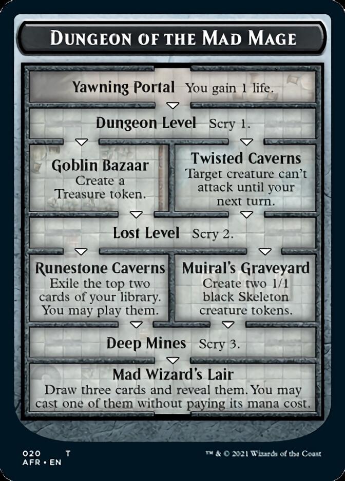 Dungeon of the Mad Mage // Lost Mine of Phandelver Double-Sided Token [Dungeons & Dragons: Adventures in the Forgotten Realms Tokens] MTG Single Magic: The Gathering | Red Claw Gaming