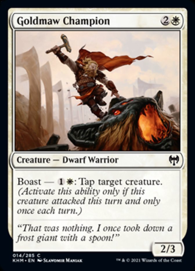 Goldmaw Champion [Kaldheim] MTG Single Magic: The Gathering | Red Claw Gaming